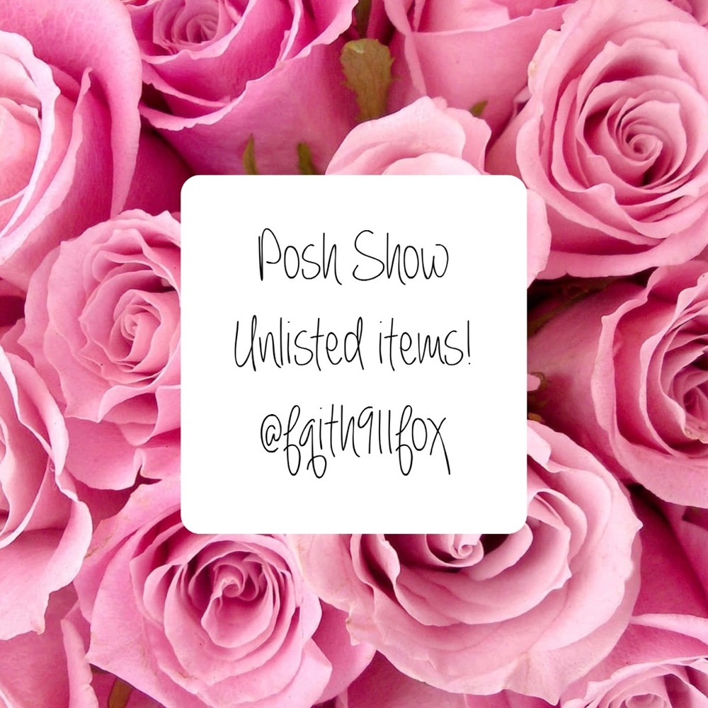Unlisted item for posh shows!